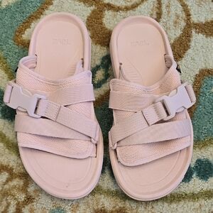 Teva Pink Sandals Simple Strap Design